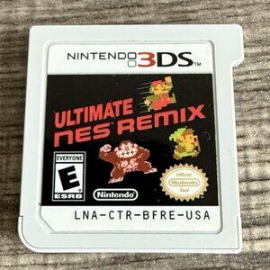 Ultimate Nes Remix Nintendo 3DS Game Cartridge